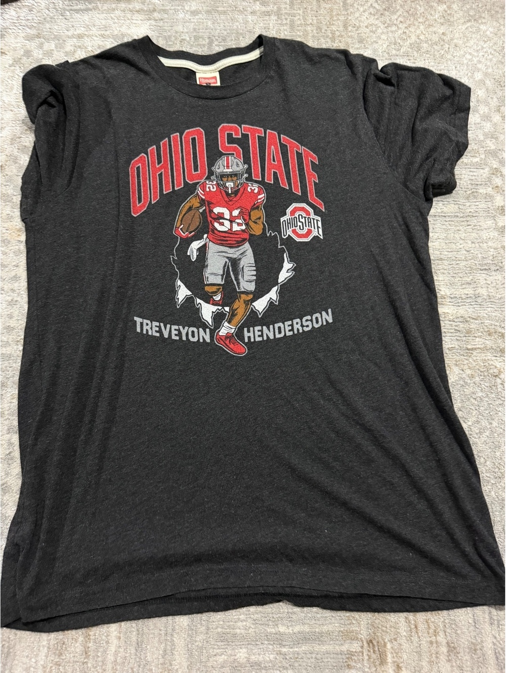 Ohio State TreVeyon Henderson Men's T-Shirt Large